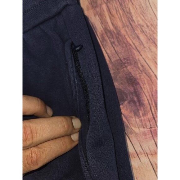 Fabletics XXL Navy Jogger Sweatpants Cotton Blend Elastic Waist Drawstring - Picture 4 of 7